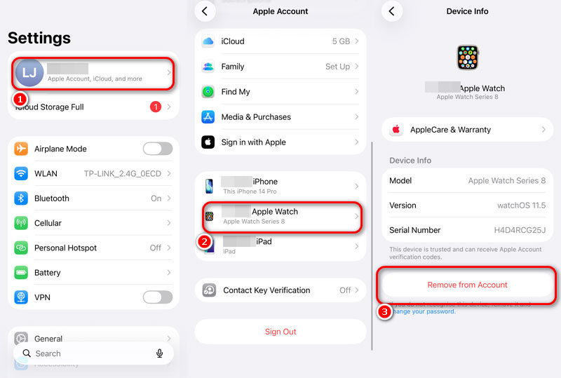 Remova o bloqueio de ativação do Apple Watch usando as configurações da Apple.