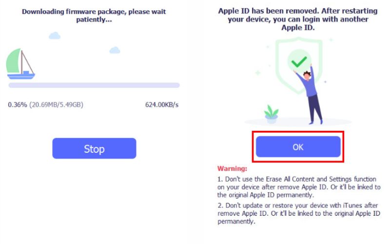 Remover Apple Id