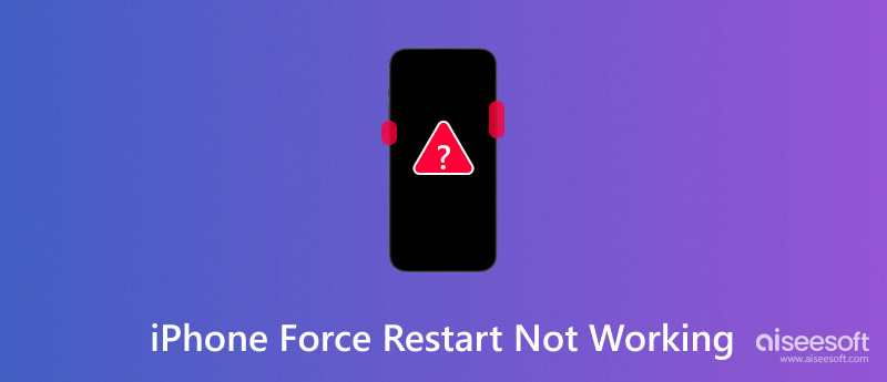 Forçar reinicialização do iPhone não funciona