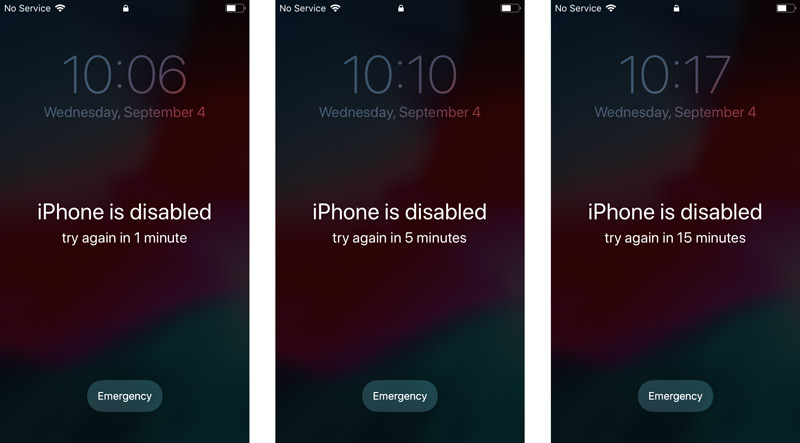 iPhone está desabilitado iPhone 6 IOS 12