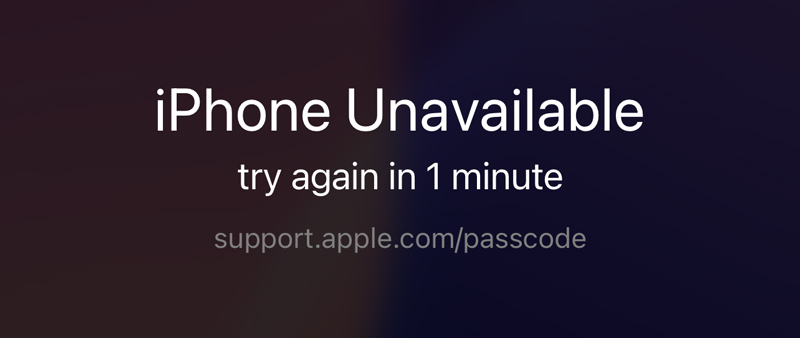 iPhone indisponível Tente novamente em um minuto IOS 18