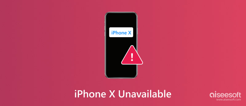 iPhone X indisponível