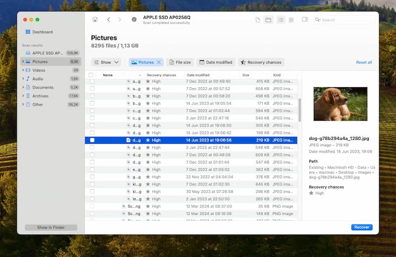 Recuperação de dados do Disk Drill Mac
