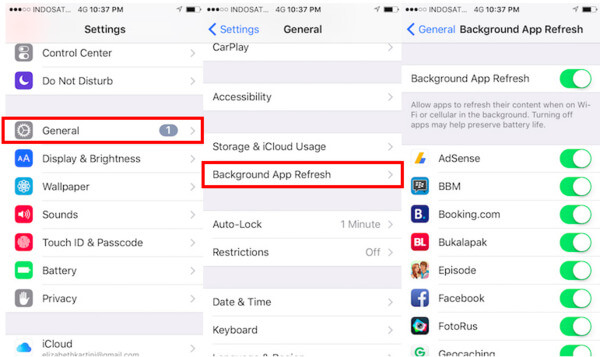 duração da bateria do iphone