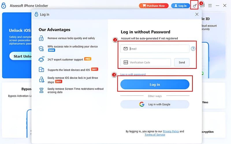 Faça login para acessar