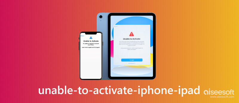 Não é possível ativar o iPhone iPad