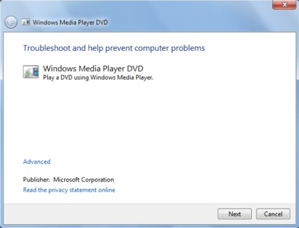 Solucionar problemas do Windows Media Player não está funcionando