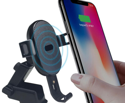 Coloque o iPhone no carregador sem fio mais próximo