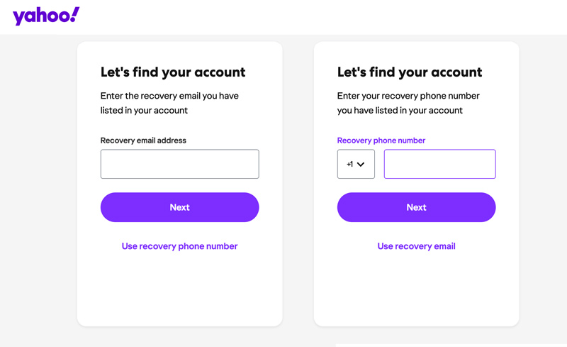 Yahoo Mail Forgot Password Recover Helper