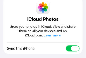 Sistema de Fotos do iCloud para iPhone