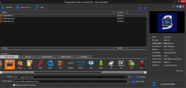Conversor de Vídeo Program4Pc Pro