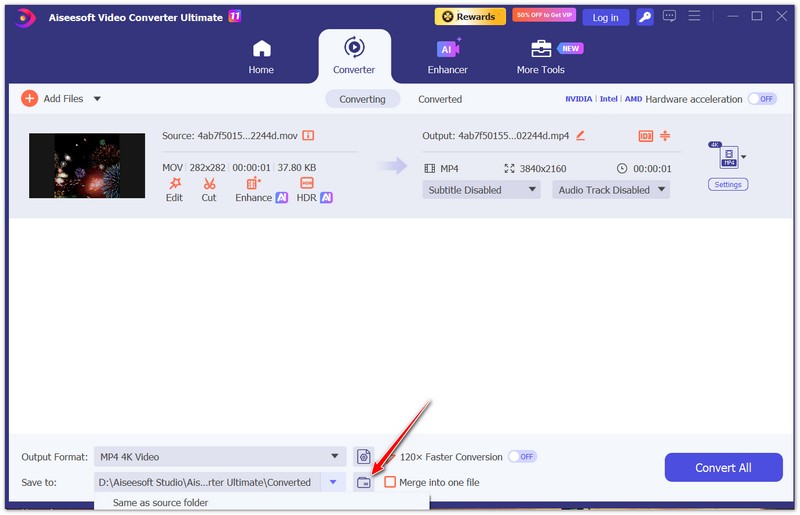 Converter MOV para MP4