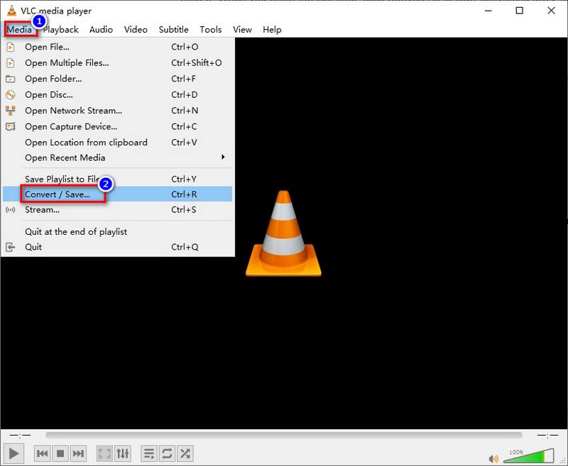 VLC para converter