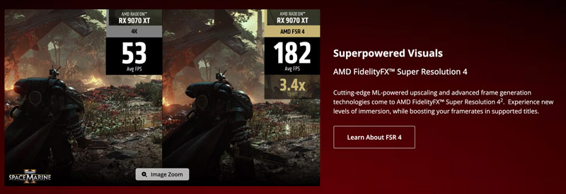AMD FidelityFX Super Resolution 4