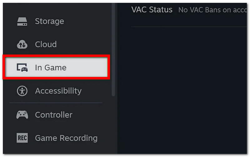 Check In Game Overlay