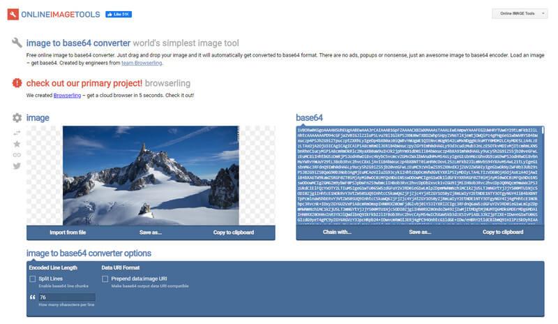 Ferramentas de imagem on-line