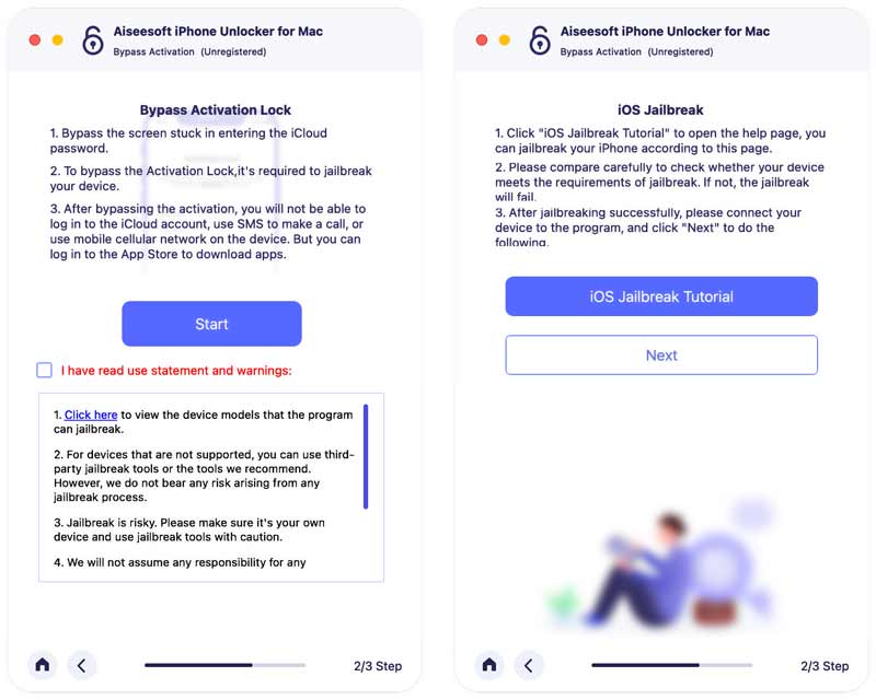 Ignorar bloqueio de ativação do iCloud iOS Jailbreak