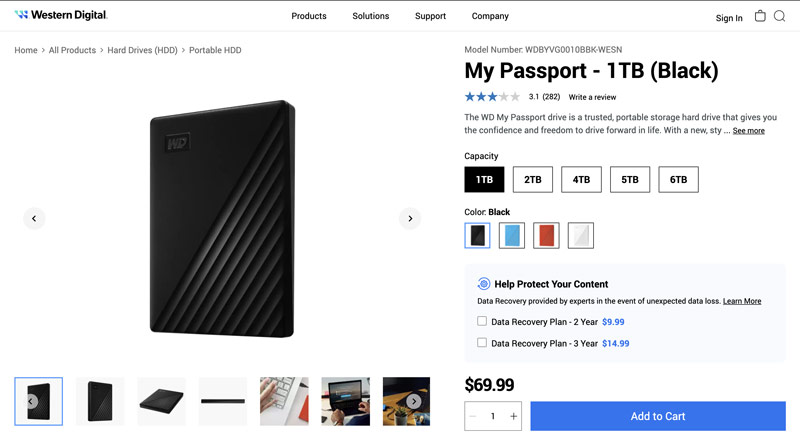 O que é o disco rígido WD My Passport?