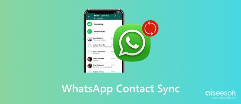 Sincronização de contatos do WhatsApp