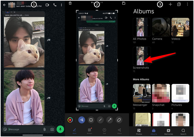 Screenshot Using Android