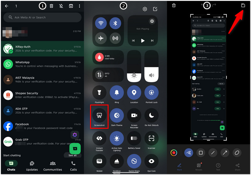 Scroll Screenshots On Android