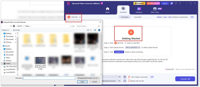 Adicionar arquivos