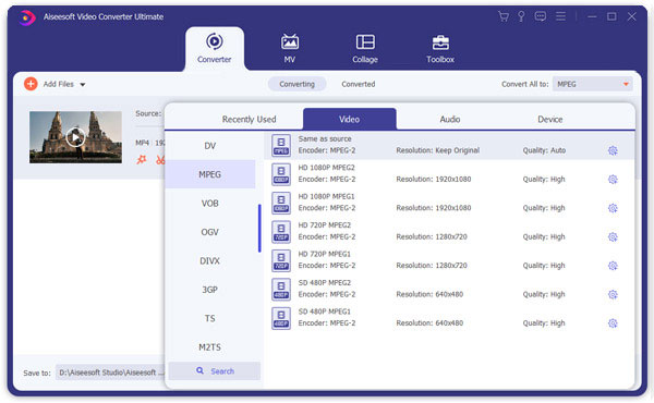Converter RMVB para MPEG