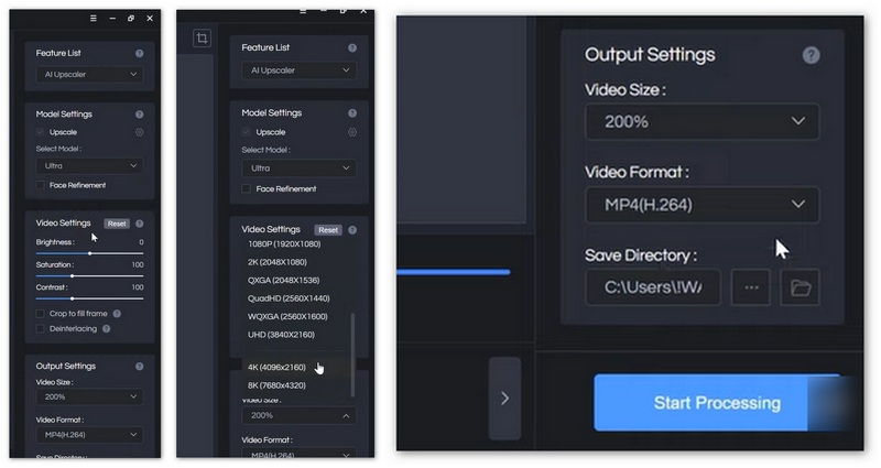 Converter vídeo para 4K no Avclabs