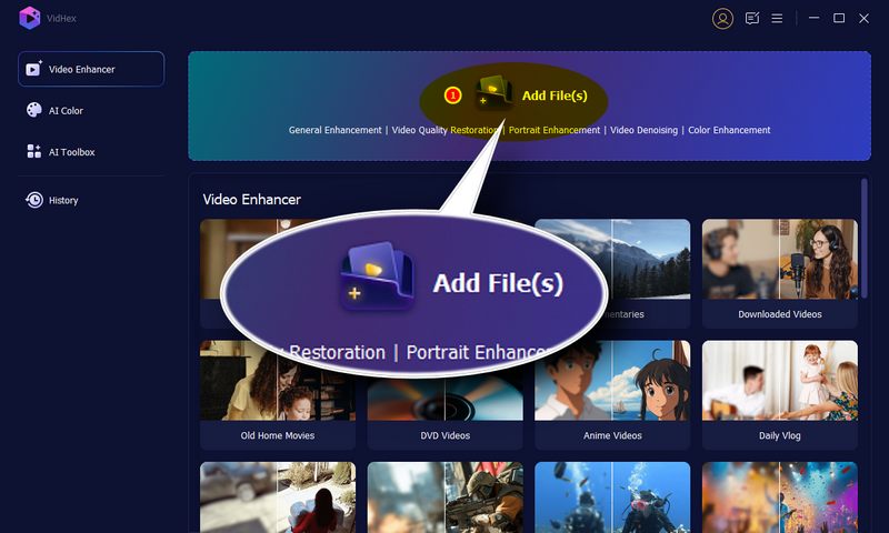 adicionar-arquivos-no-vidhex