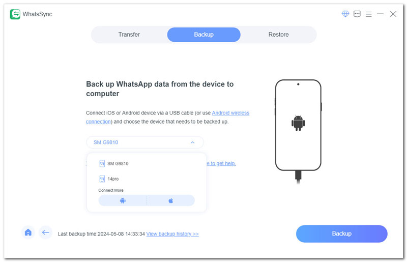 Conecte o dispositivo iOS com sucesso